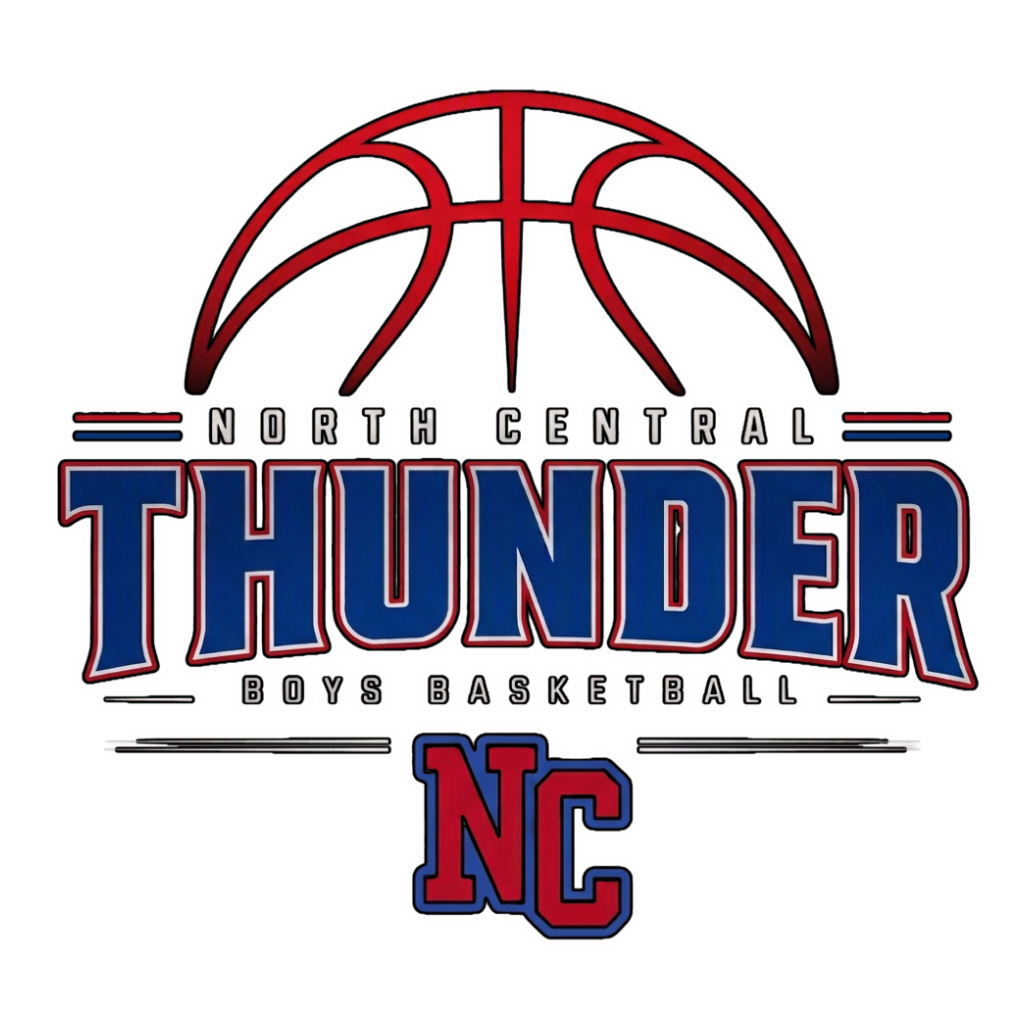 NC Thunder Boys Basketball logo - Design 2