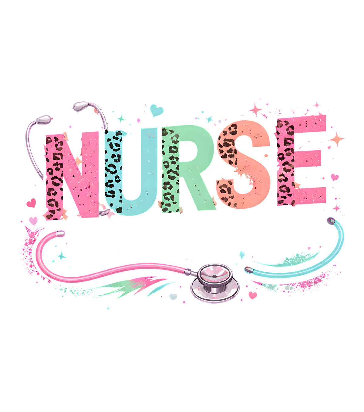 Leopard Print NURSE design