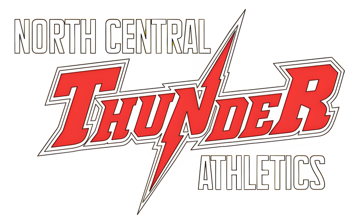 North Central Thunder Athletics logo artwork