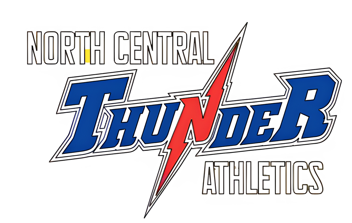 North Central Thunder Athletics design artwork