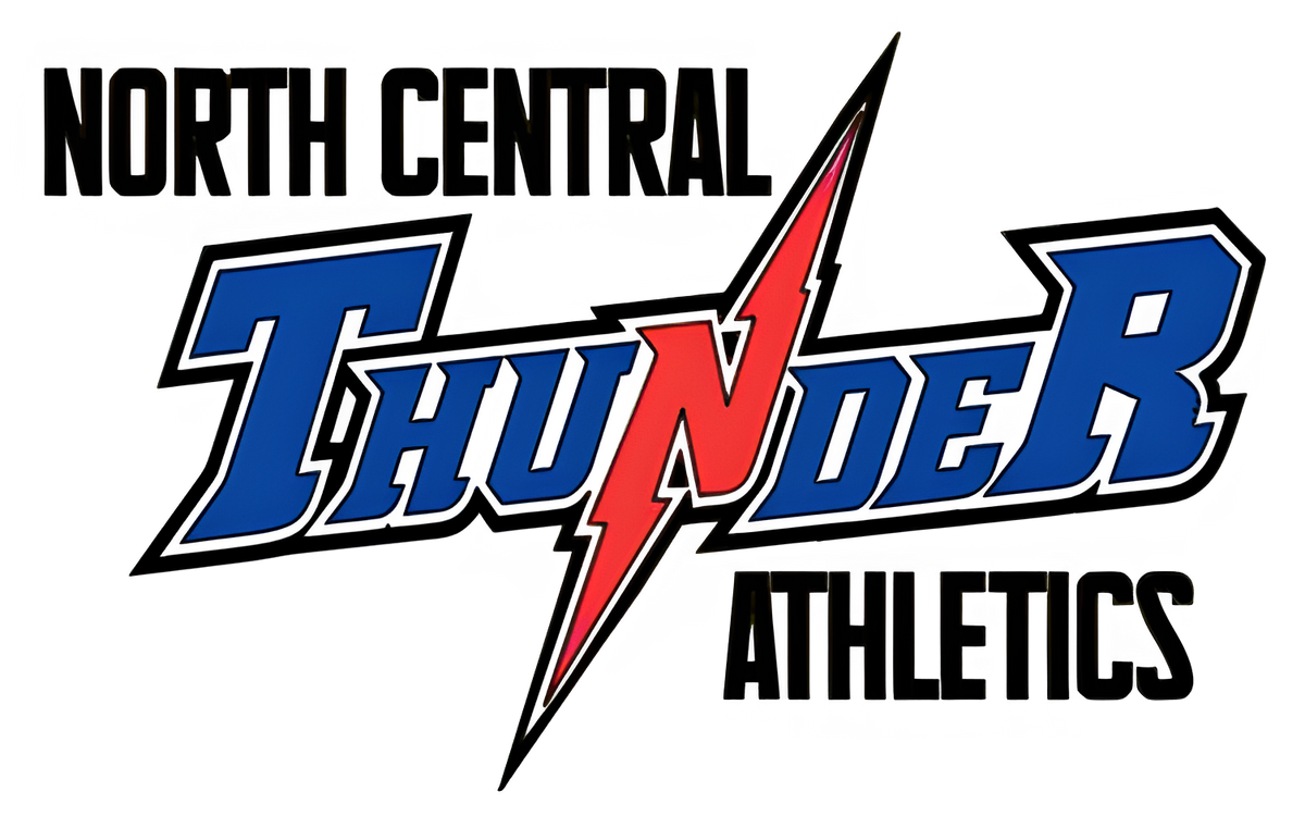 North Central Thunder Athletics full logo design artwork
