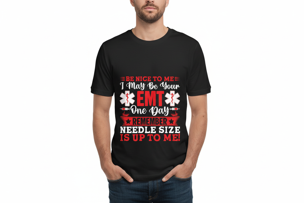 Be Nice to Me EMT Tee in Black