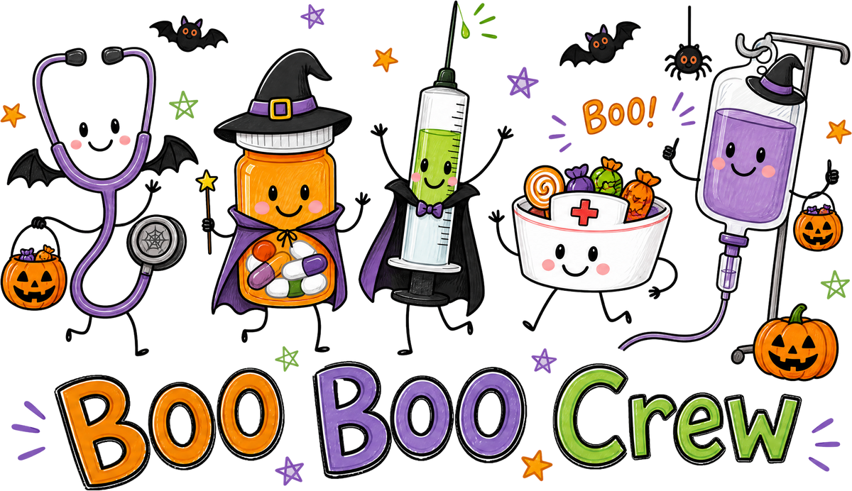 Boo Boo Crew Halloween design