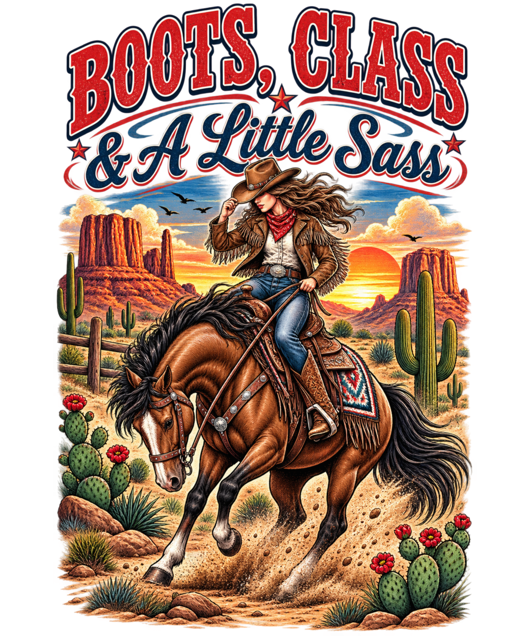 Boots Class & A Little Sass design
