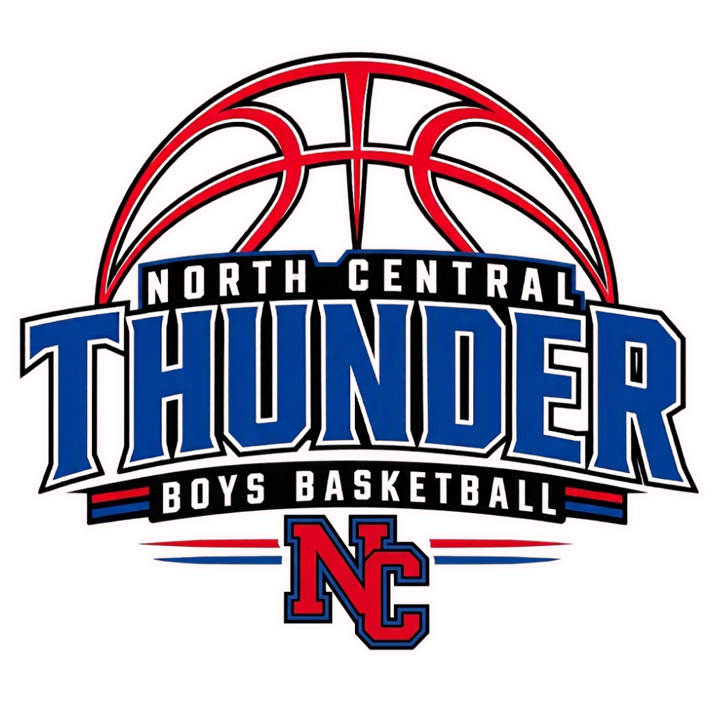 NC Thunder Boys Basketball logo - Design 3