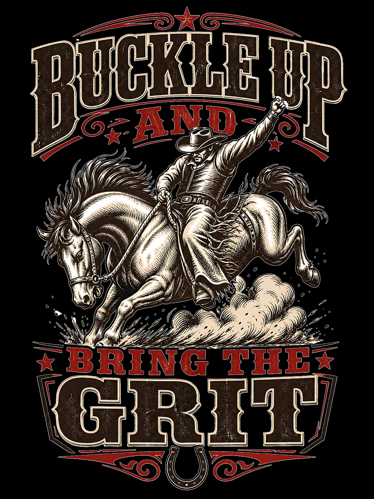 Buckle Up and Bring the Grit design