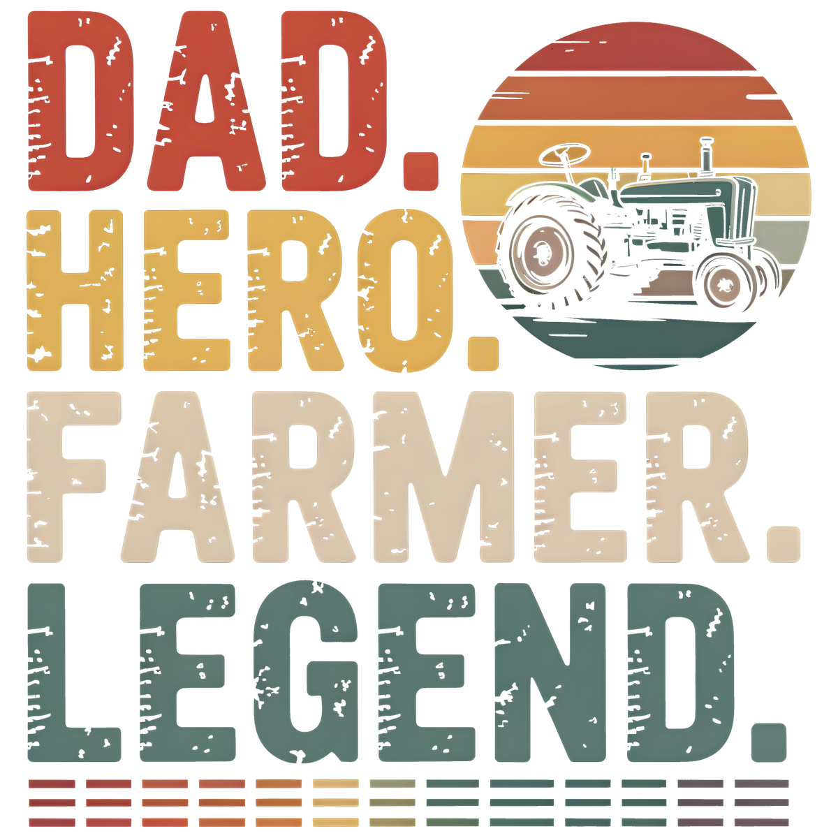 Dad Hero Farmer Legend design artwork