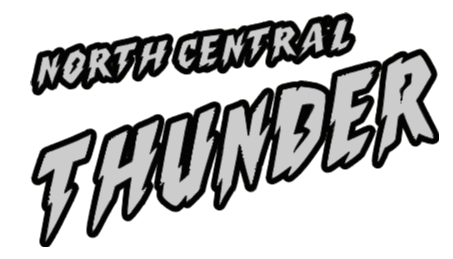 North Central Thunder grunge design artwork