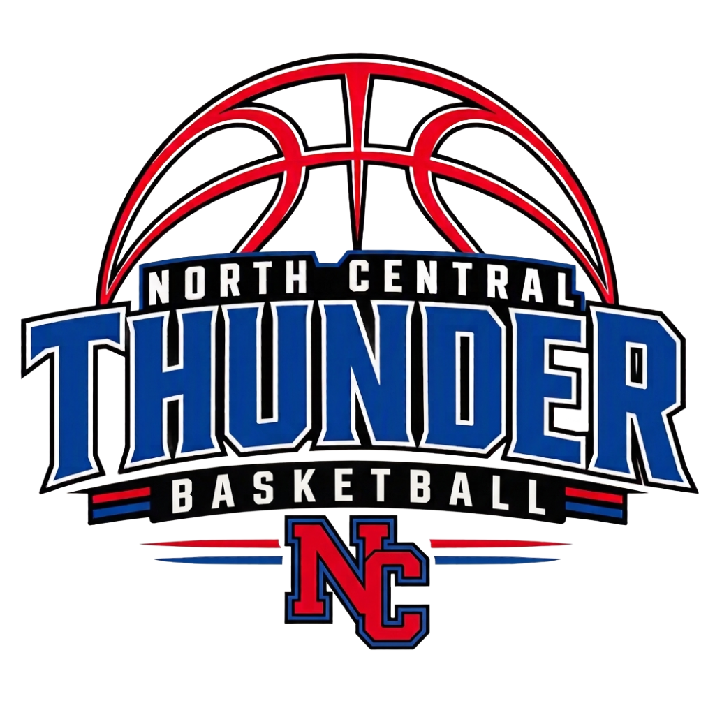 NC Thunder Basketball logo - Design 3