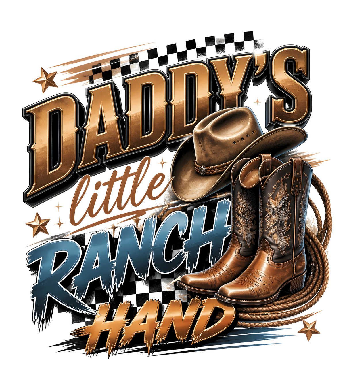 Daddy's Little Ranch Hand design