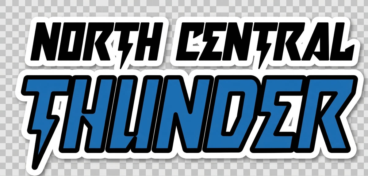 North Central Thunder graphic logo