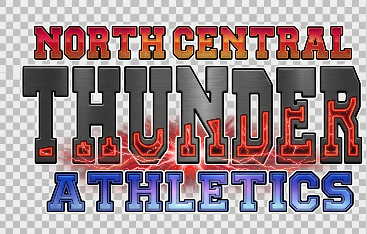 North Central Thunder Athletics graphic logo