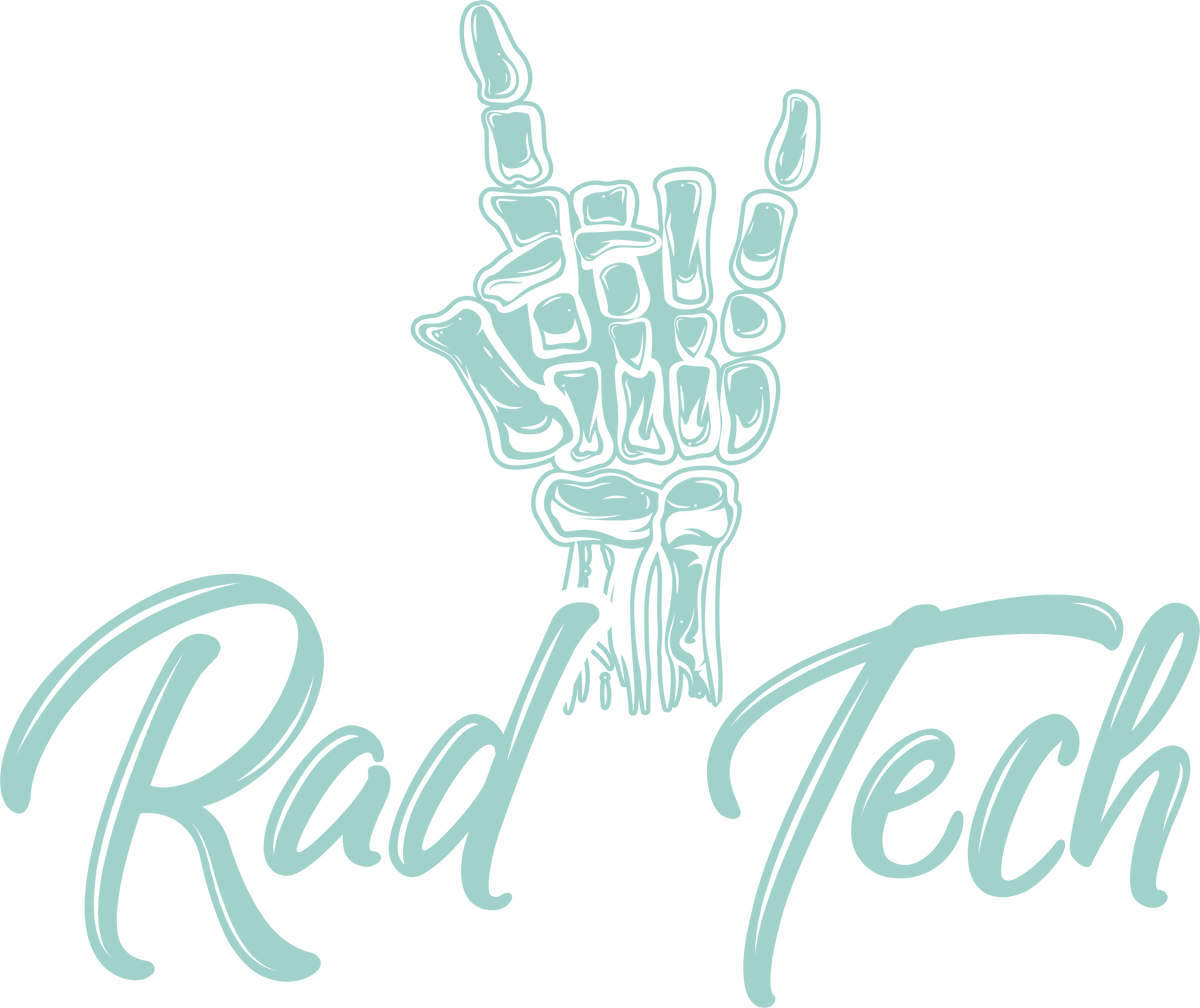 Rad Tech skeleton hand design