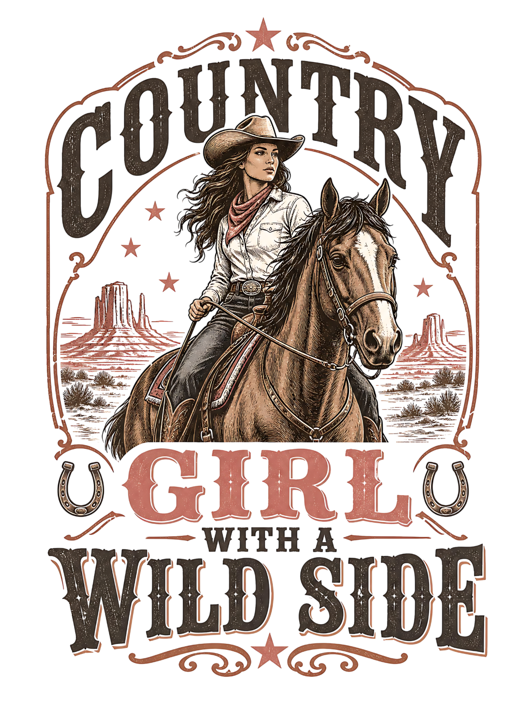 Country Girl with a Wild Side design