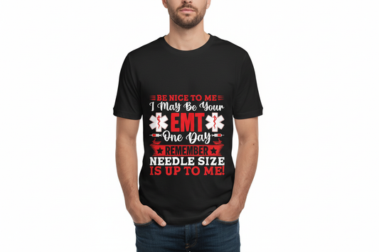 Be Nice to Me EMT Tee in Black