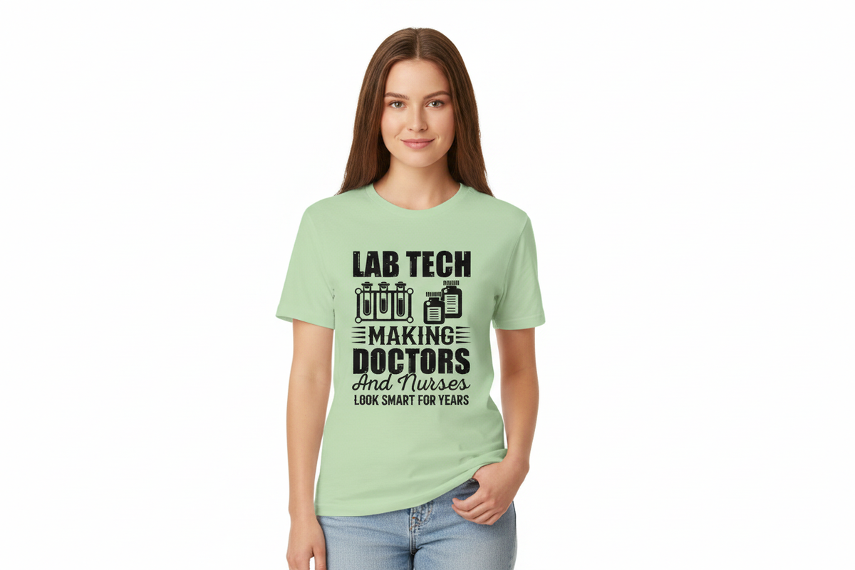 Lab Tech Tee in Pistachio